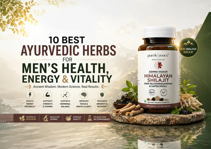 10 Best Ayurvedic Herbs for Men's Health, Energy & Vitality