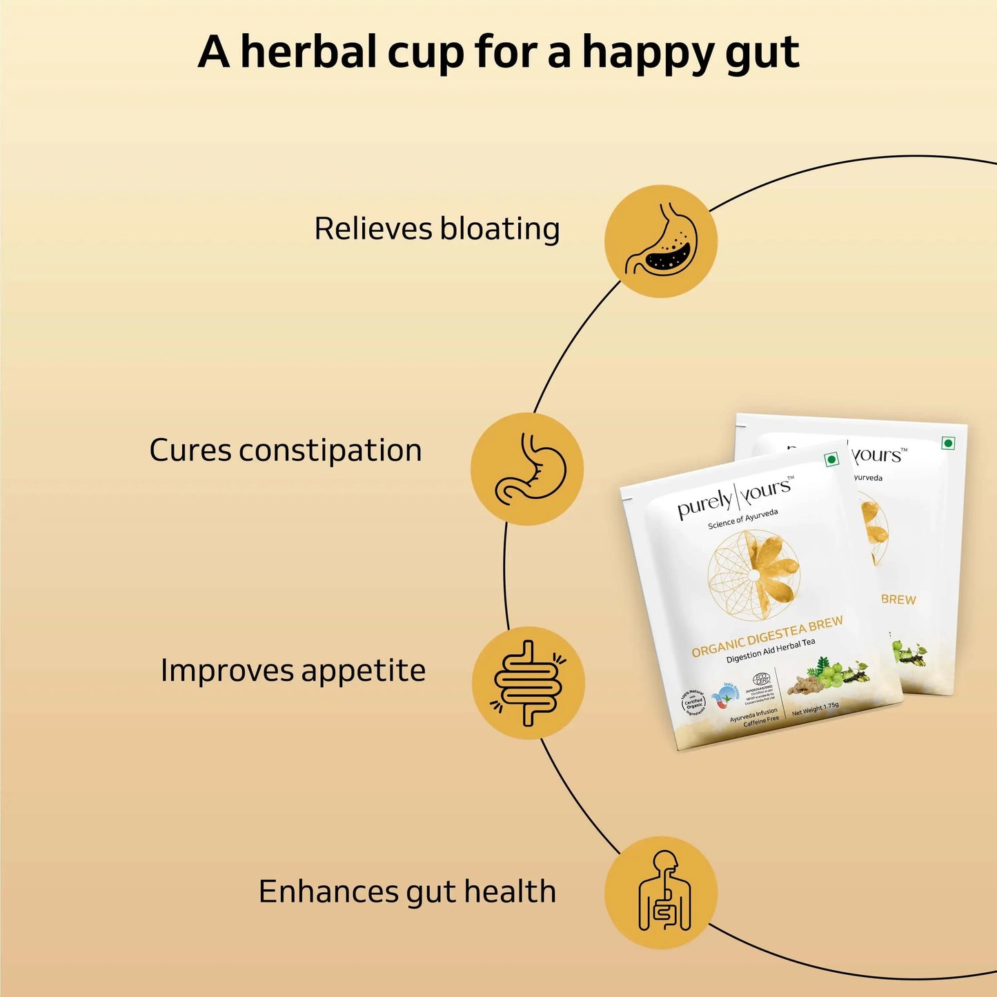 Organic Digestea Brew | indigestion treatment tea