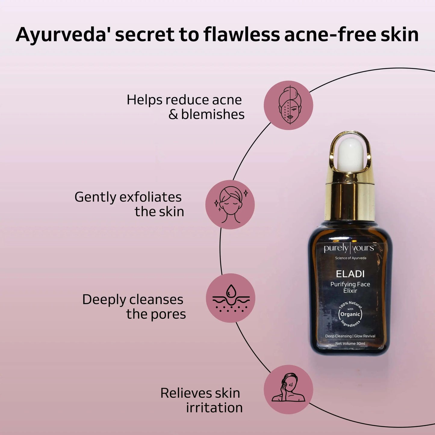 Eladi skin exfoliator | helps reduce acne and blemishes