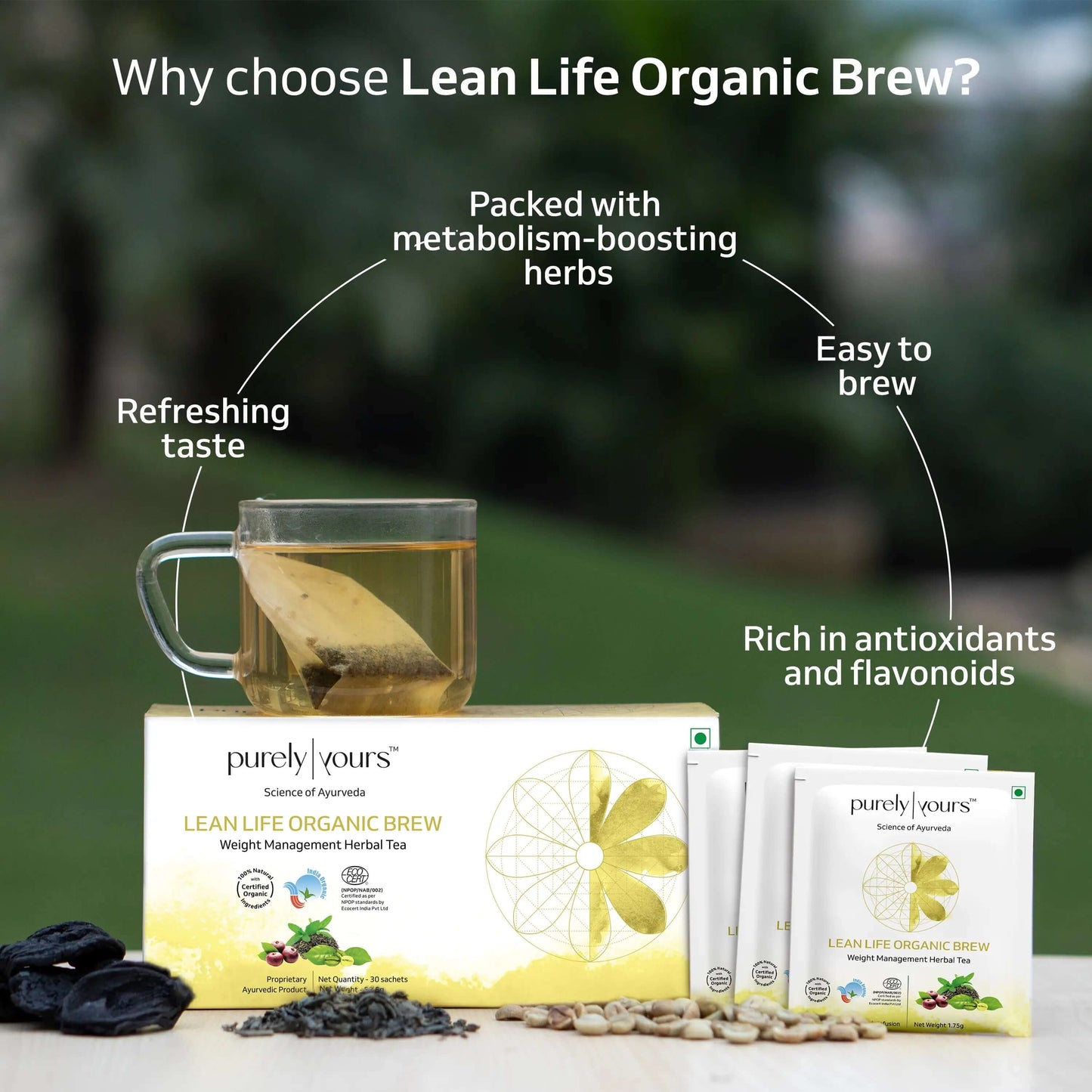 Lean Life Organic Brew | weight loss tea
