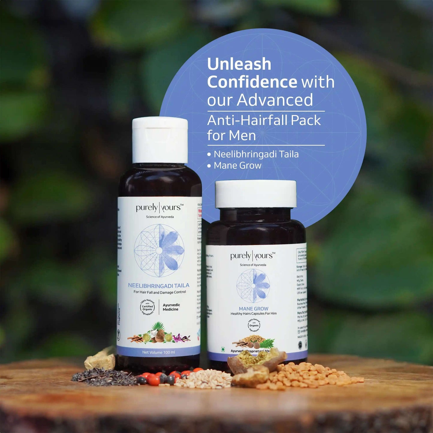 Promotes Hair Growth & reduces hairfall for him