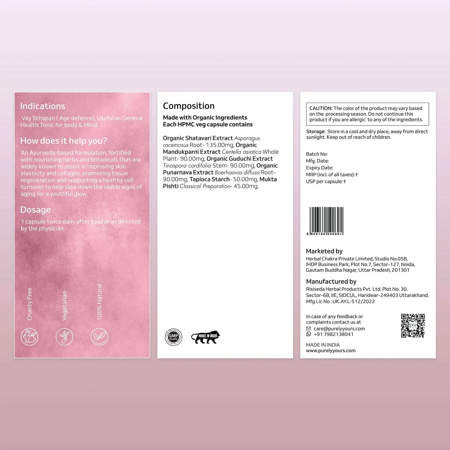 Vial of Youth anti aging capsules